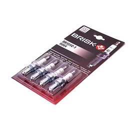 Свечи зажигания ВАЗ 2110, 2111, 2112, 1117, 1118, 1119 "Калина", Daewoo Lanos, Sens, Nexia, Espero Chevrolet Aveo, Lacetti Super DR15YC-1.4B Brisk BR DR15YC-1.4B