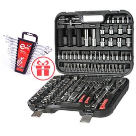 Набор инструментов 111 ед. STORM и набор ключей 12 ед. INTERTOOL ET-8111-HT-1203