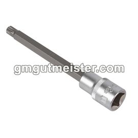 Головка торцевая с битой 1/2" spline M9 L=140 мм, BS-14009 GUT MECHANIC