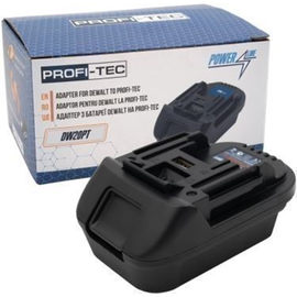 Адаптер PROFI-TEC DW20PT, с батареи DeWalt / Milwaukee на инструмент PROFI-TEC (Makita)