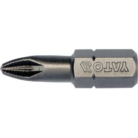 Насадка отверточной "Pozidriv" РZ2 x 25 мм. HEX 1/4 ". 10 уп / шт., YT-04712 YATO