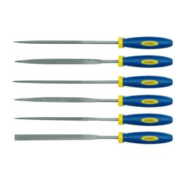 Надфили L = 180 мм, Набор 6 шт / уп., 25353 VOREL