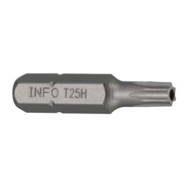 Бита 1/4" Torx с отверстием Т27Н, L=30 мм, 9273027 INFO tools
