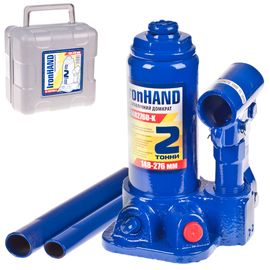 Домкрат гидравл. телескоп 2т чемодан. Высота подъема 148-276 мм. 2,7 кг Iron Hand (IH-148276D-K)