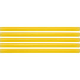 Стержни клеевые желтые Ø = 11,2 мм, L = 200 мм, уп. 5 шт., YT-82437 YATO