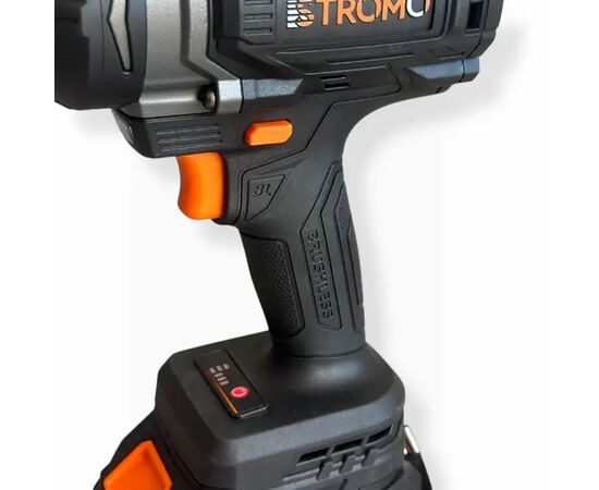 Гайковерт ударный аккумуляторный с бесщеточным двигателем 20 В, 680 Nm, 0-3300 об/мин, 0-3000 уд/мин, 1/2", с ЗУ и АКБ 4 Ач, STROMO AWA25, изображение 5